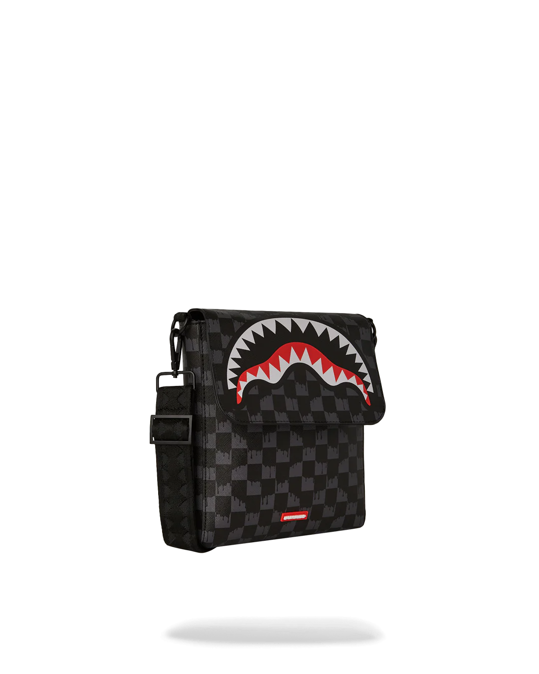 Sprayground Drip Check Shark Messenger Sling