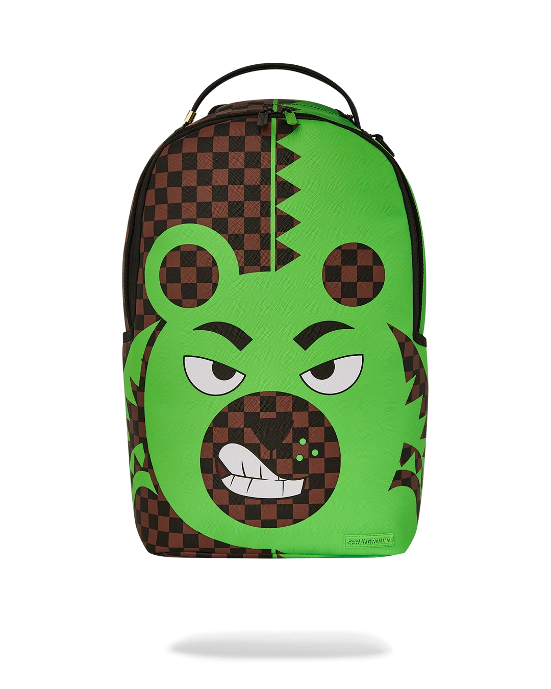 Sprayground Green Money Bear Split Backpack