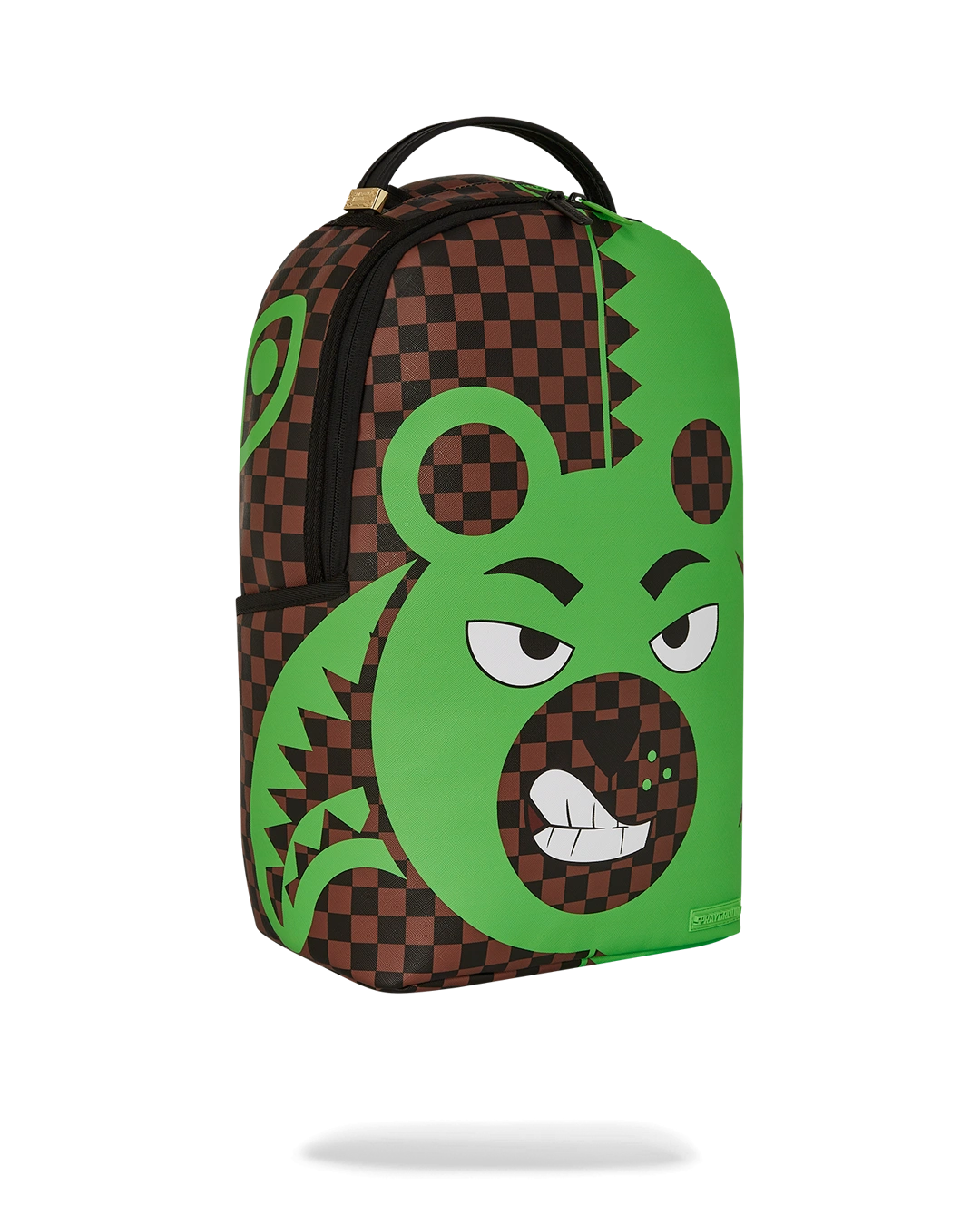 Sprayground Green Money Bear Split Backpack