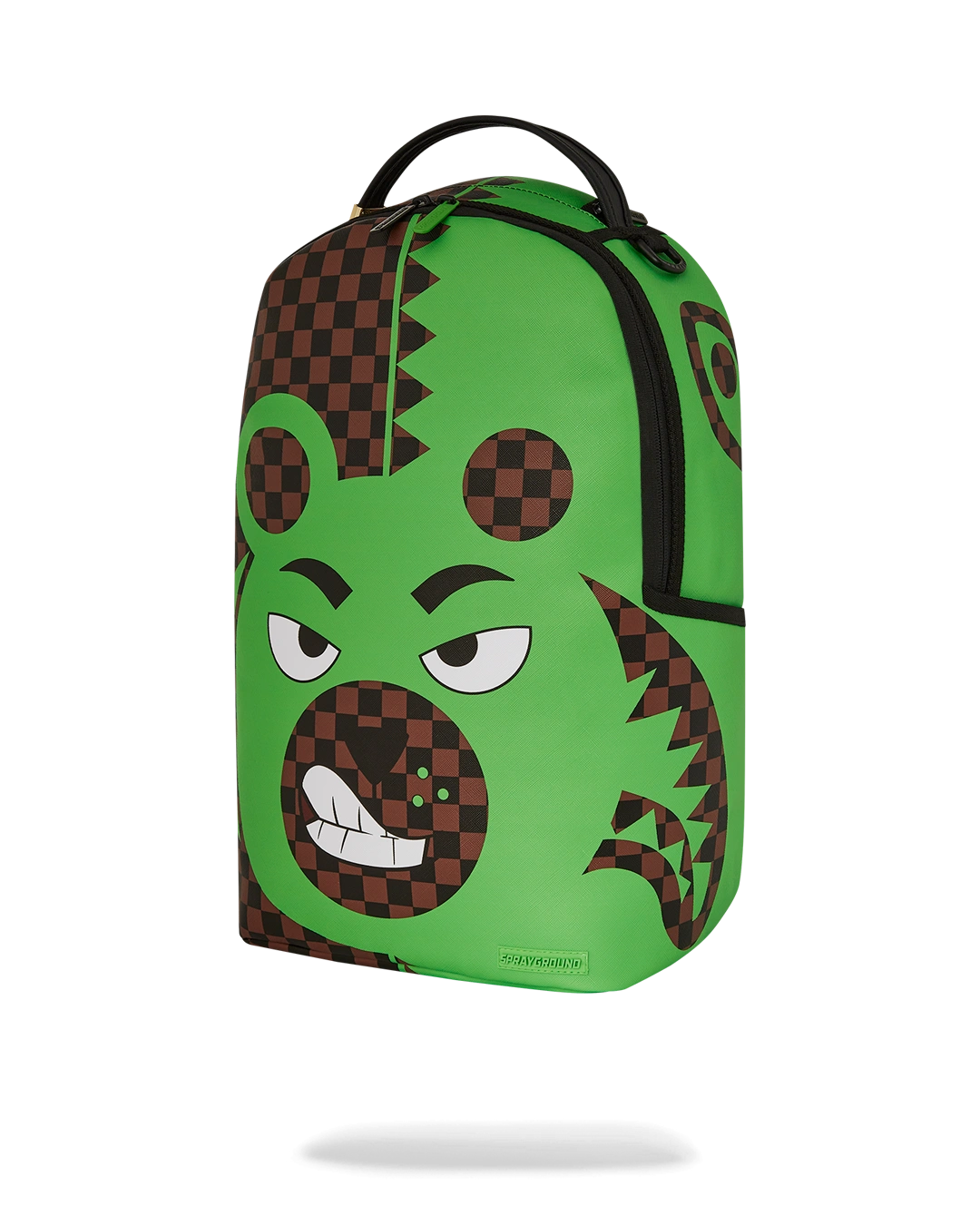 Sprayground Green Money Bear Split Backpack