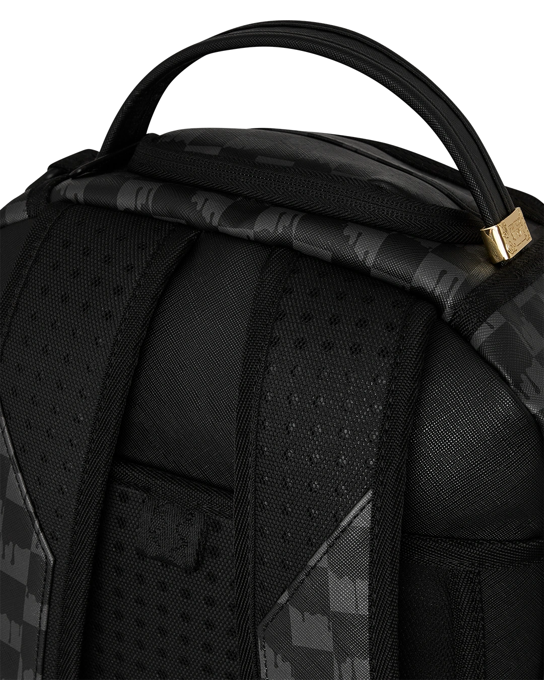 Sprayground Hangover Grey Drip Check Backpack