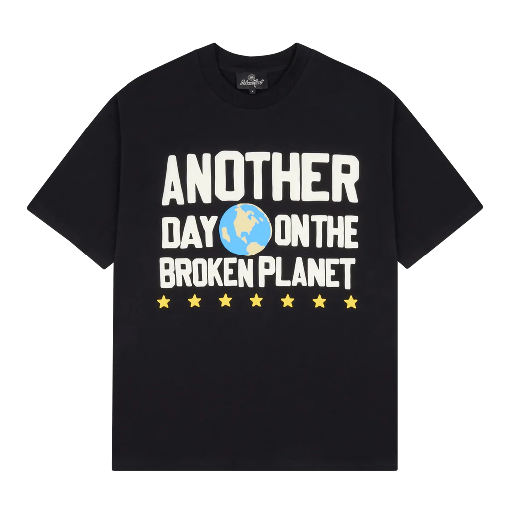 Broken Planet T-Shirt 'Another Day' - Midnight Black