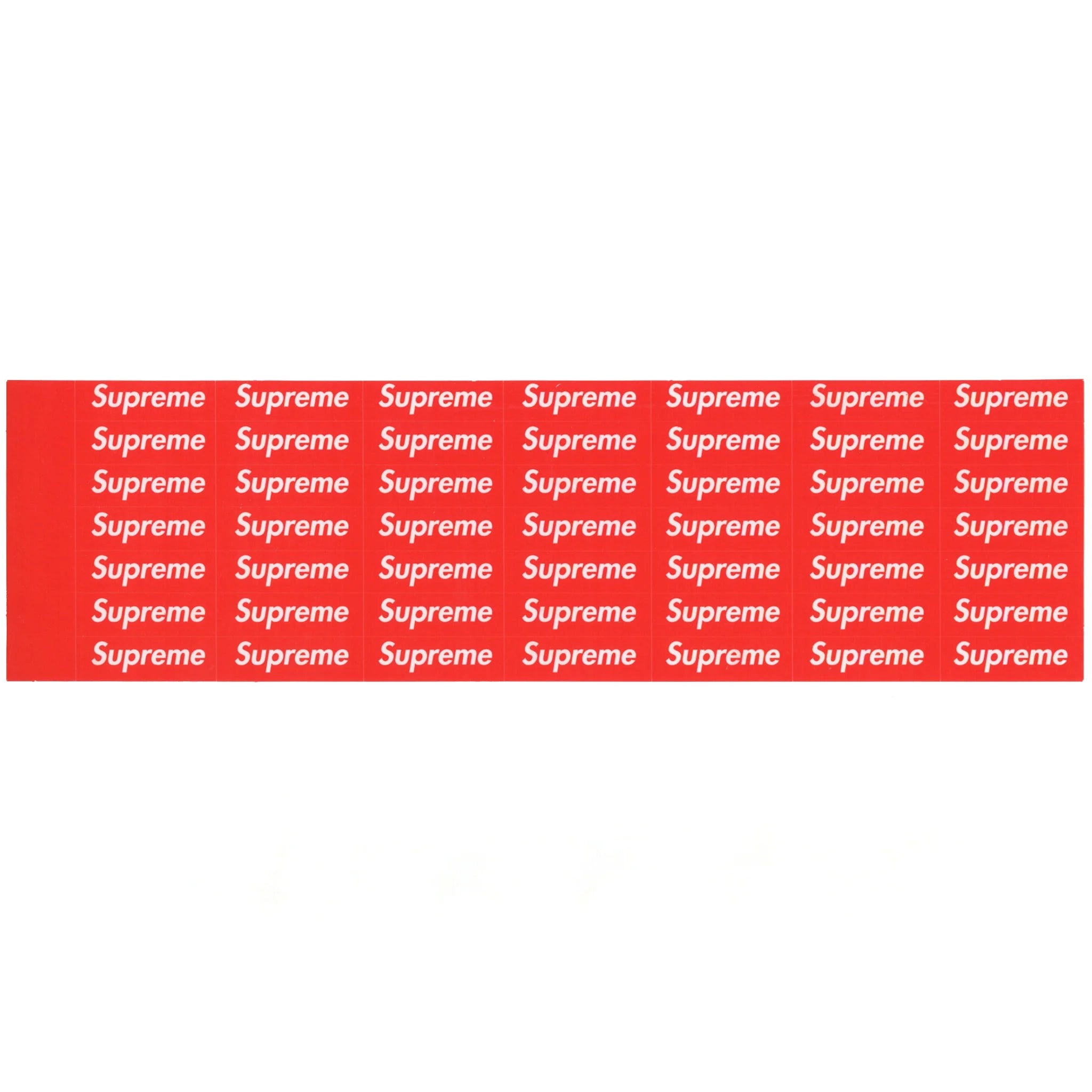 Supreme Red Box Logo Mini Sticker Sheet