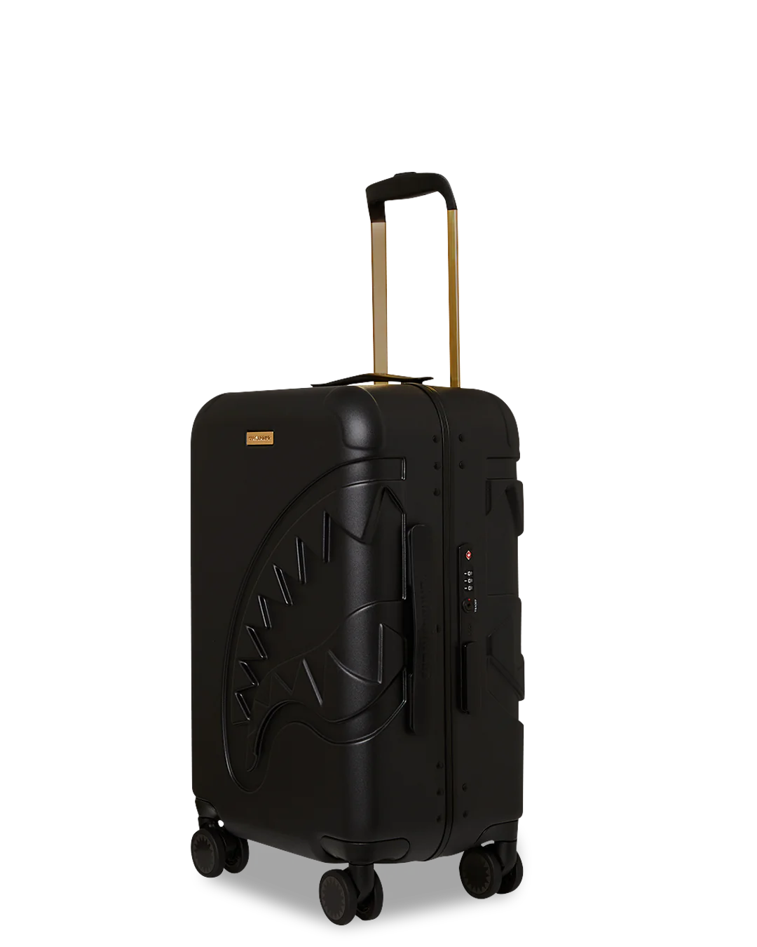 Sprayground Sharknautics Gold Carryon Hardshell Luggage