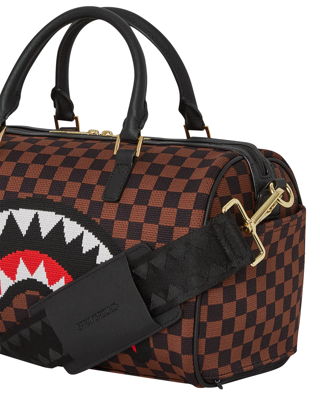 Sprayground Knit Sharks In Paris Mini Duffle