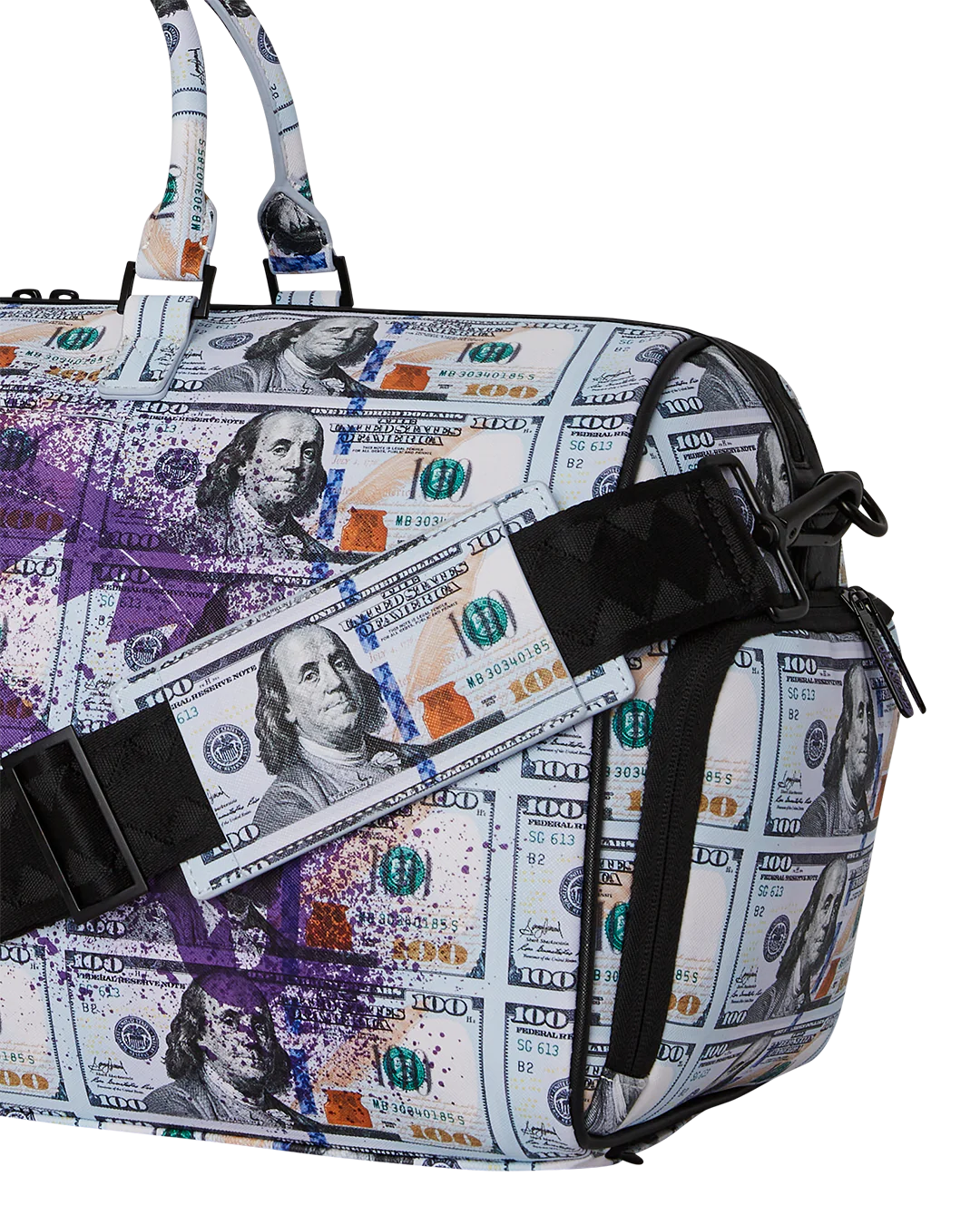 Sprayground Money Splat Dufffle Bag