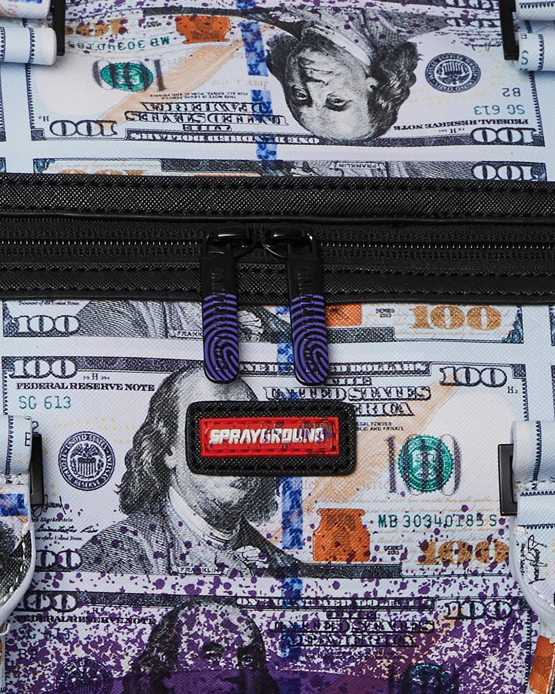 Sprayground Money Splat Dufffle Bag