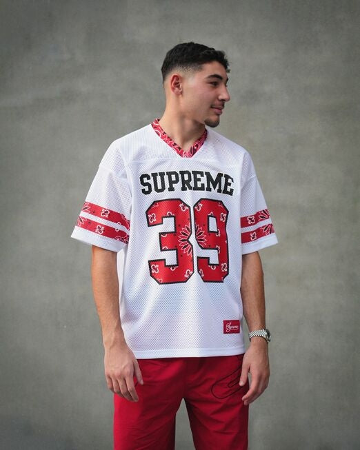 トップス Supreme Bandana Football Jersey White M Supreme Bandana Football Jersey White Men's - SS25 - US