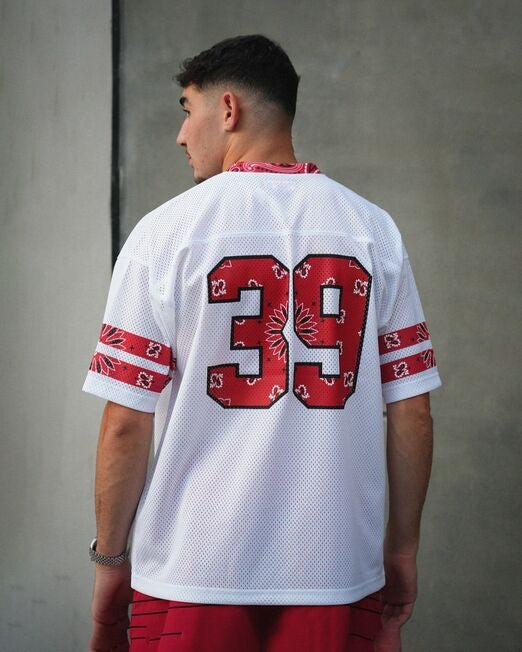 シャツ Supreme Bandana Football Jersey WHITE Supreme Bandana Football Jersey White | ResellZone