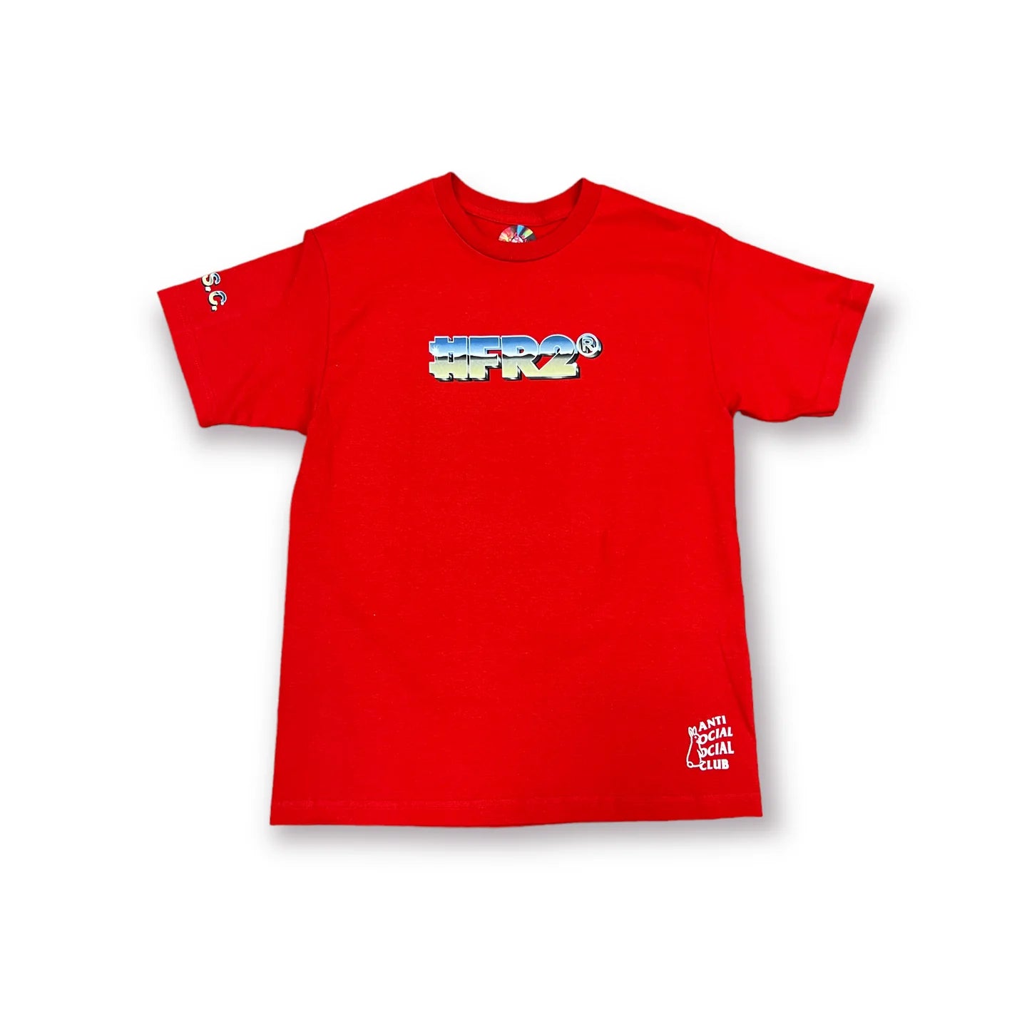 Anti Social Social Club X FR2 Magnetism T-Shirt (Red)