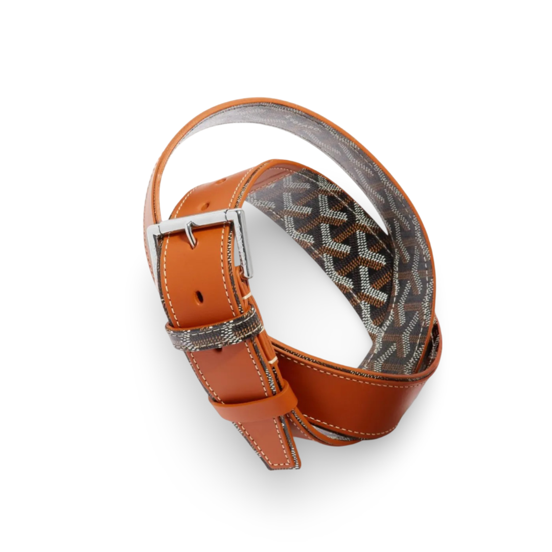 Goyard Florida Belt Black & Tan