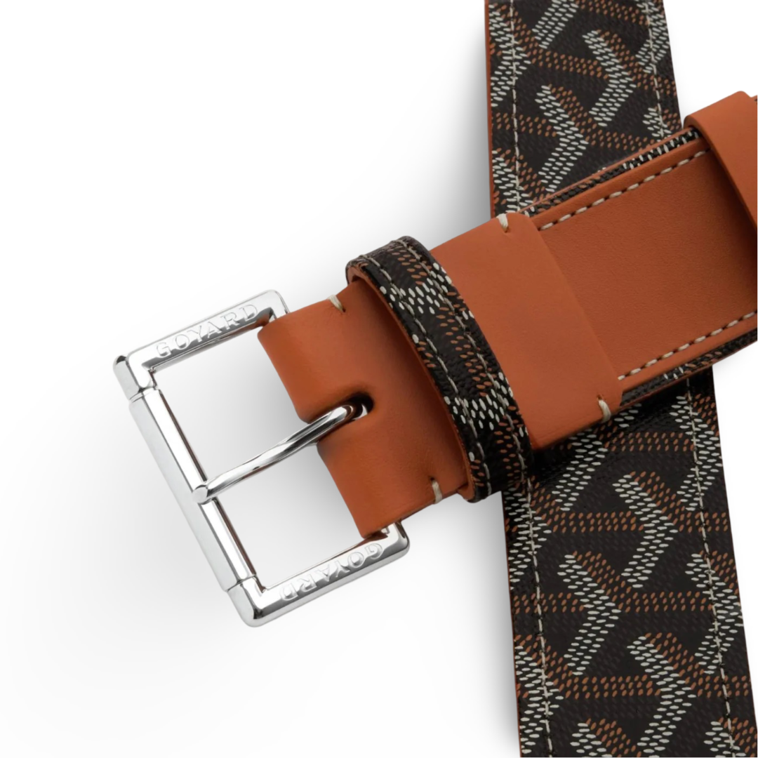 Goyard Florida Belt Black & Tan