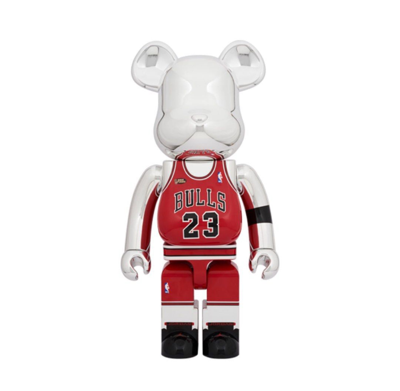 Silver Jordan Bearbrick