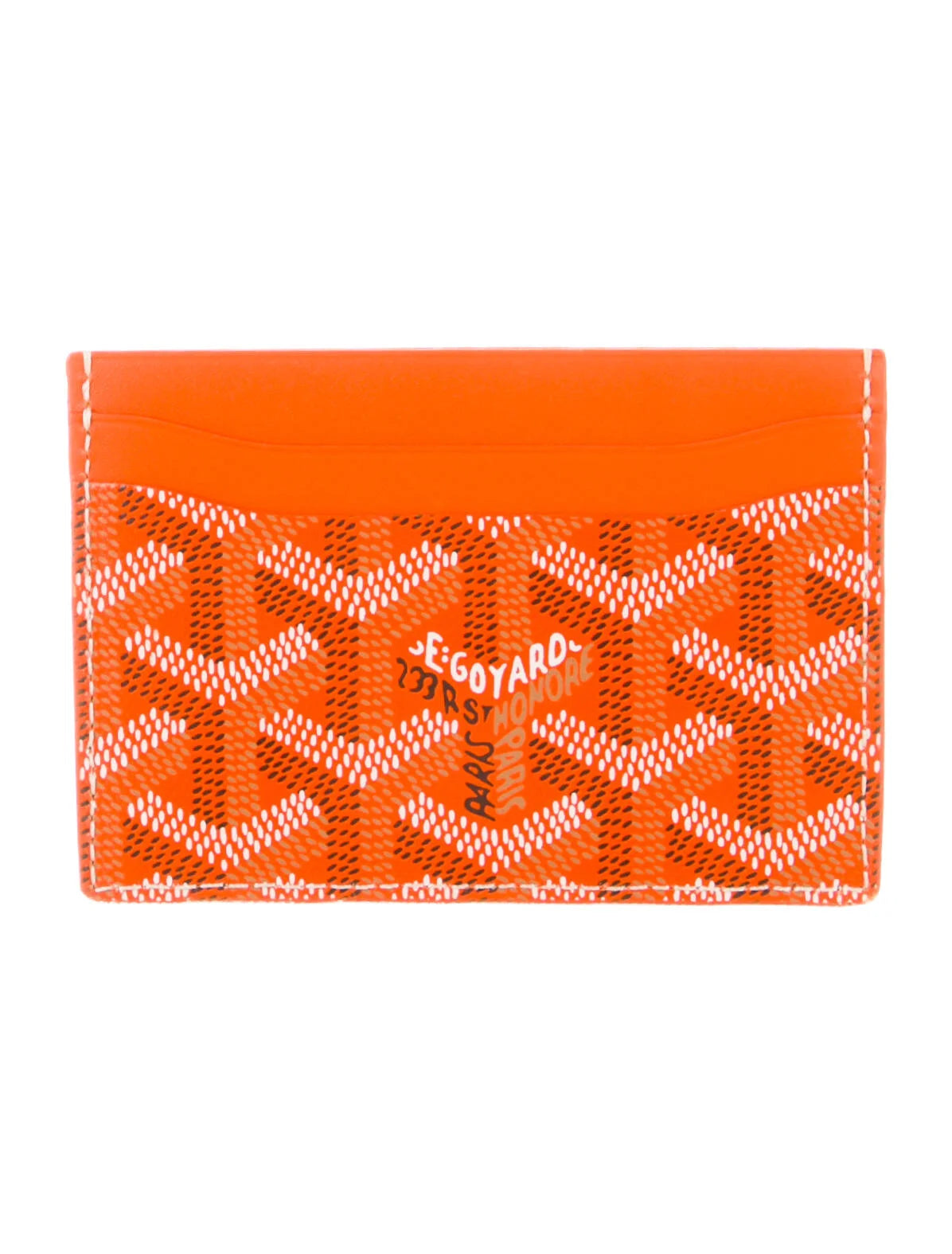 Goyard Saint Sulpice Card Wallet Orange 3KICKS