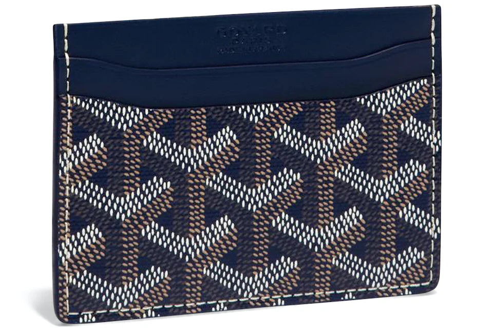 Goyard Saint Sulpice Card Holder Navy