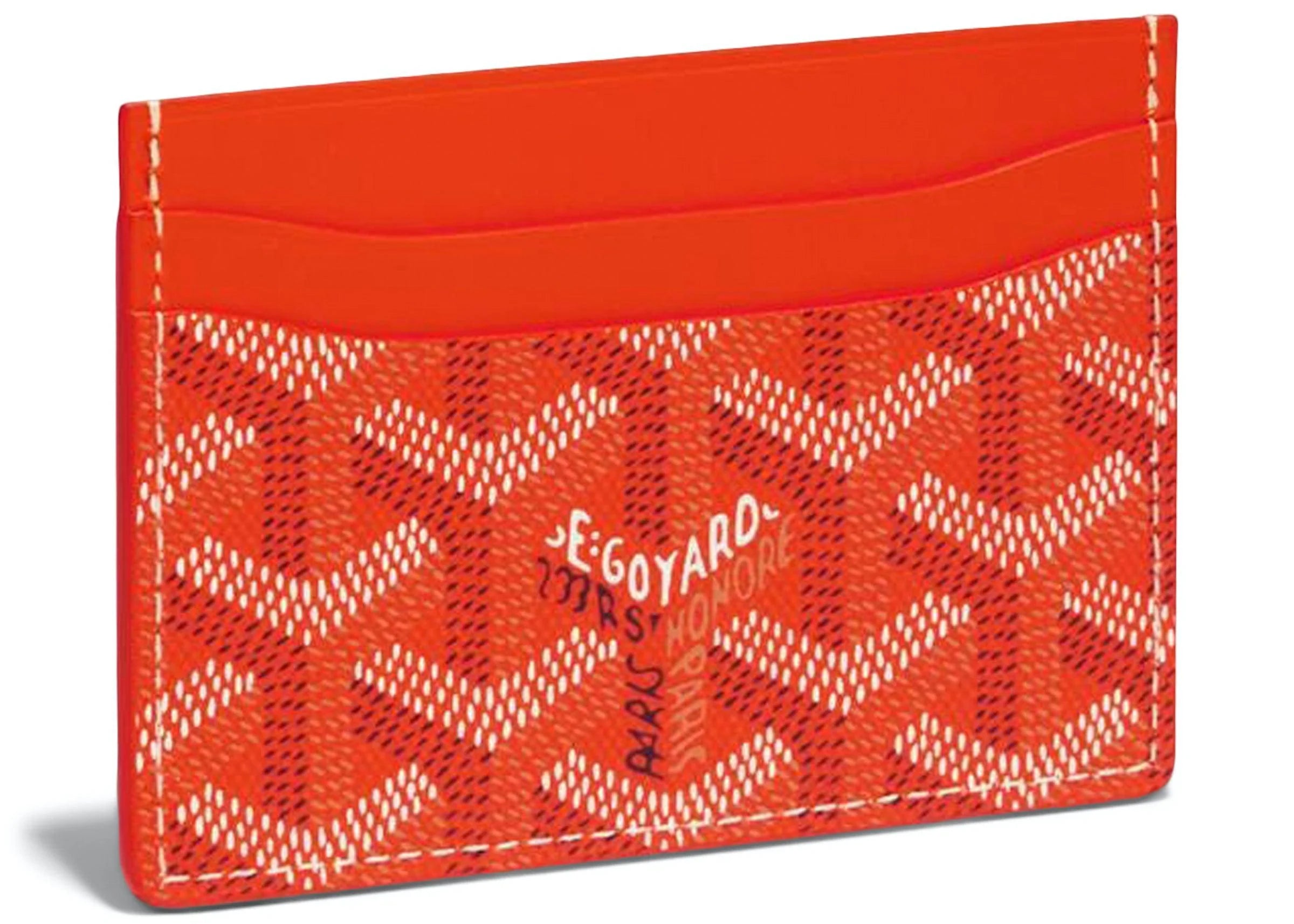 Goyard Saint-Sulpice Card Wallet Orange