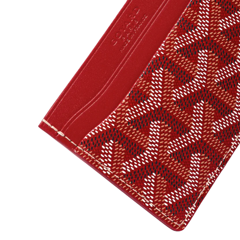 Goyard Saint-Sulpice Card Wallet “Red”