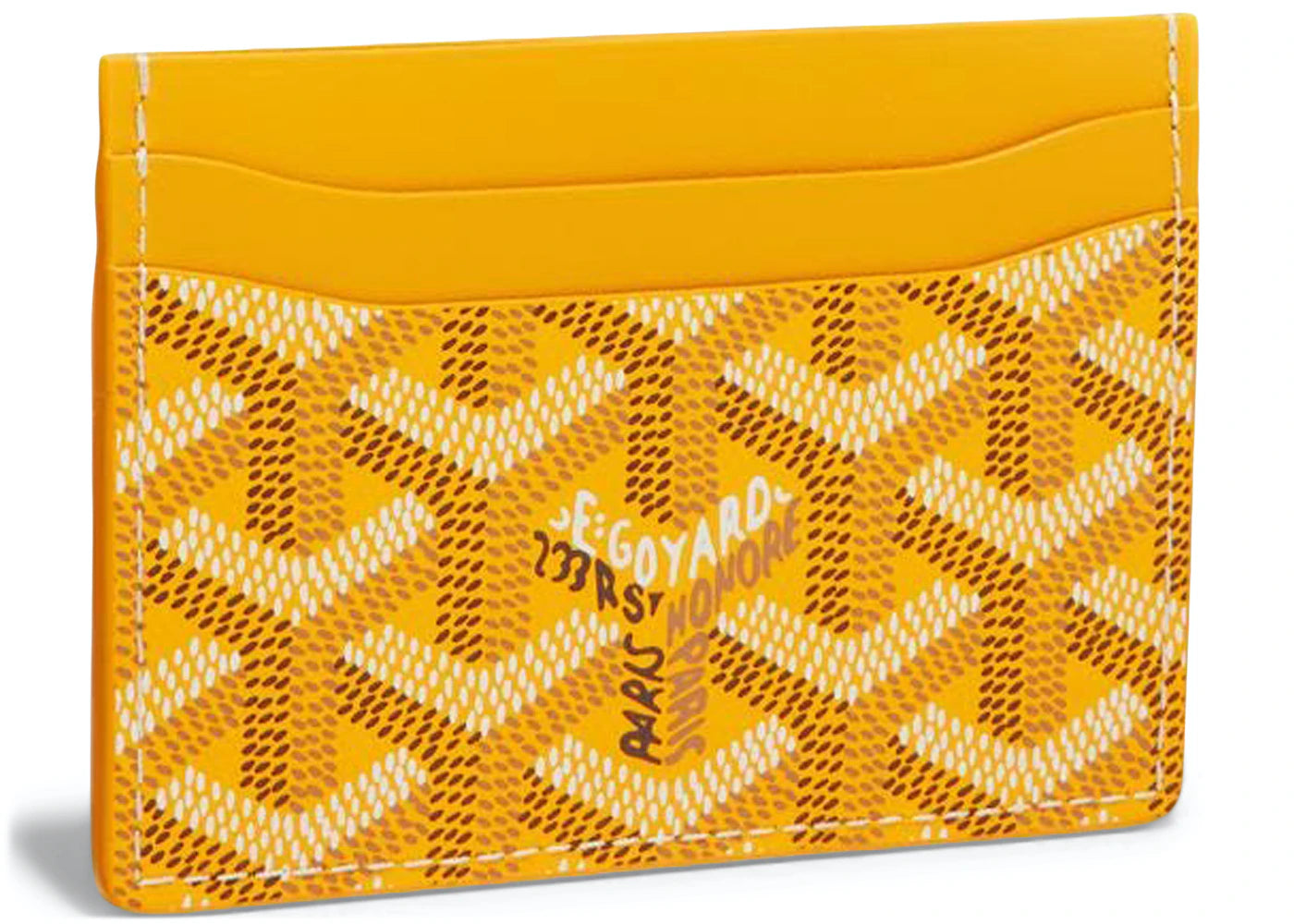 Goyard Saint-Sulpice Card Wallet Yellow