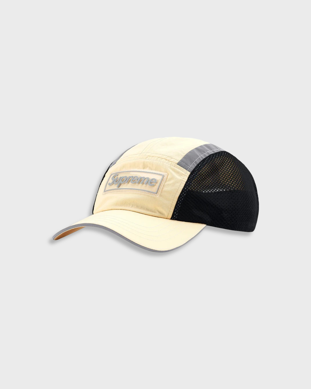 【SUPREME】SIDE MESH CAMP CAP LIGHT CREAM - 25SS Supreme Side Mesh Camp Cap (SS25) - $48