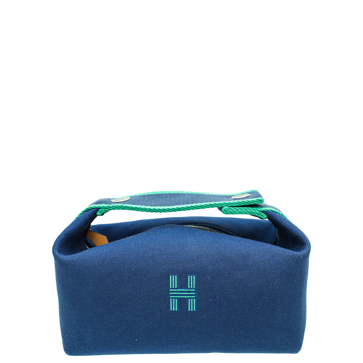 Hermes Bride A Brac H Natte Small Model Case Navy