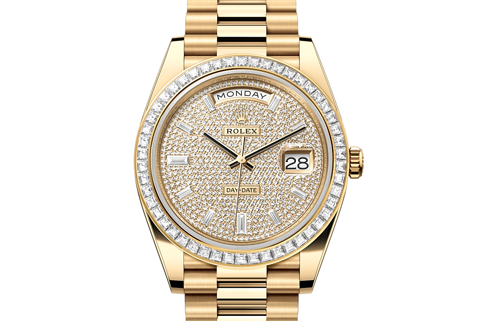 Yellow Gold Daydate Pave