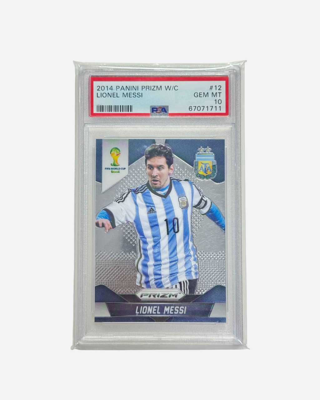 サッカー 2014 Prizm World Cup メッシ ベースカード Lionel Messi 2014 Prizm World Cup World Cup Stars - Silver