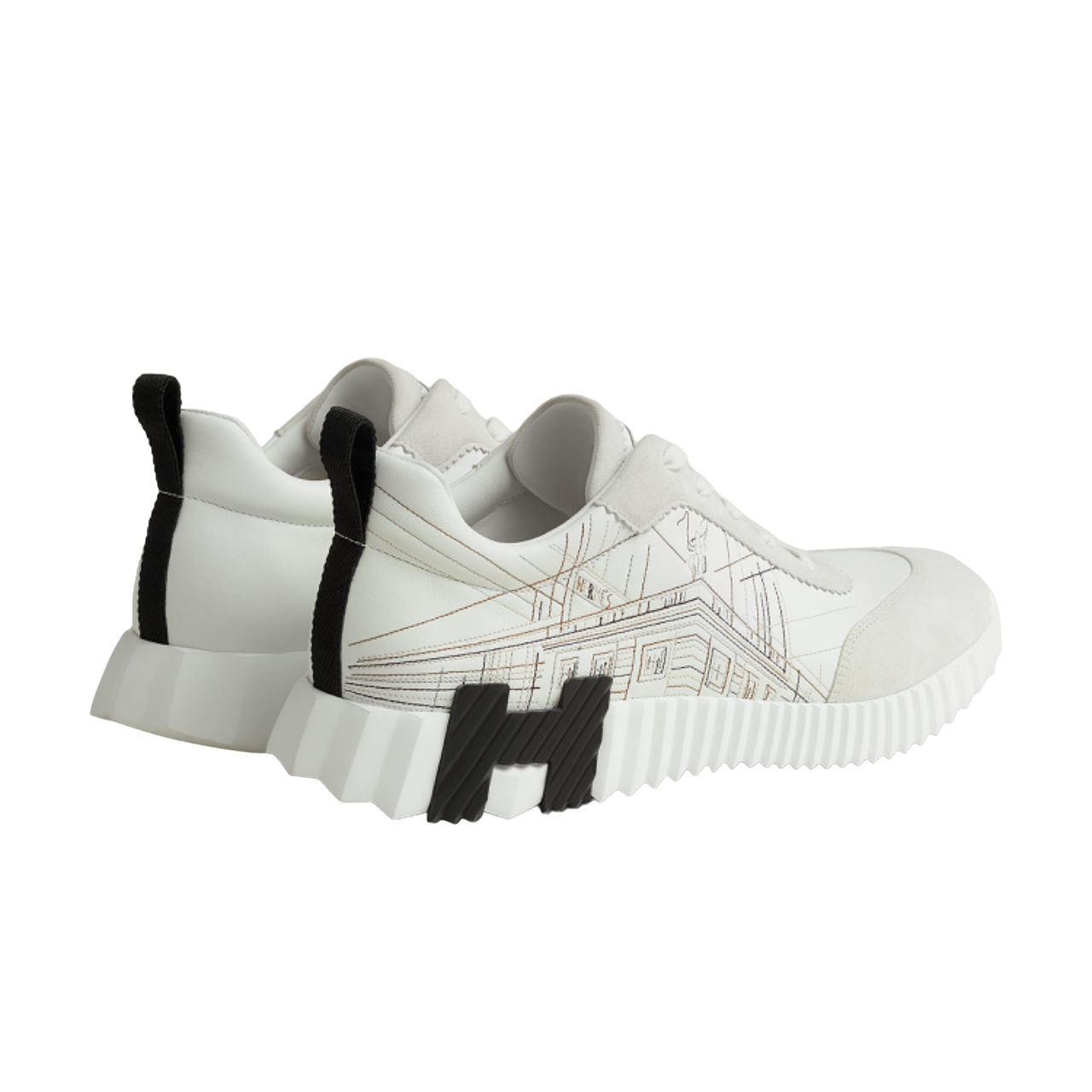 Hermes Bouncing Sneaker Blanc / Blanc