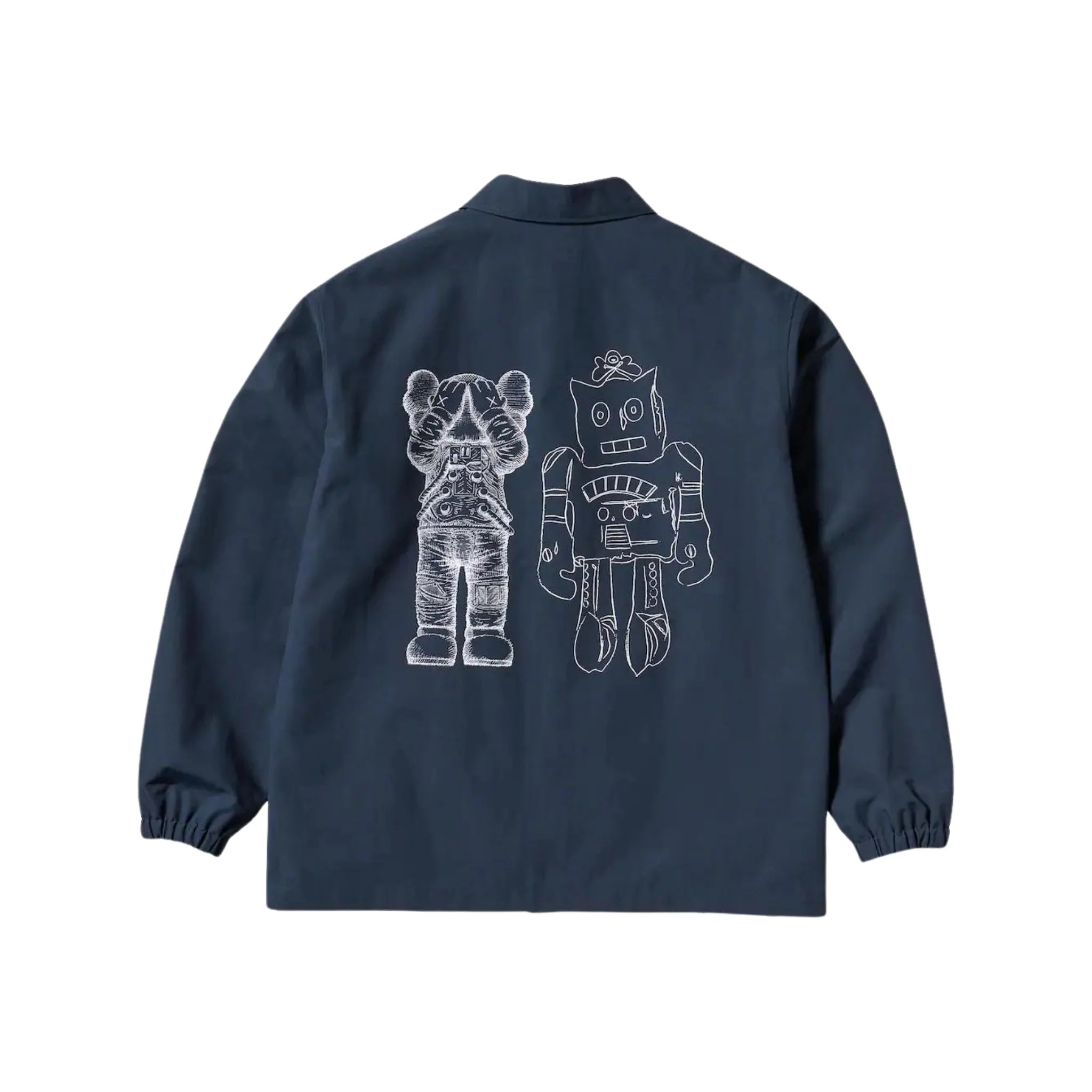 Kaws X Uniqlo X Andy Warhol Coach Jacket Navy