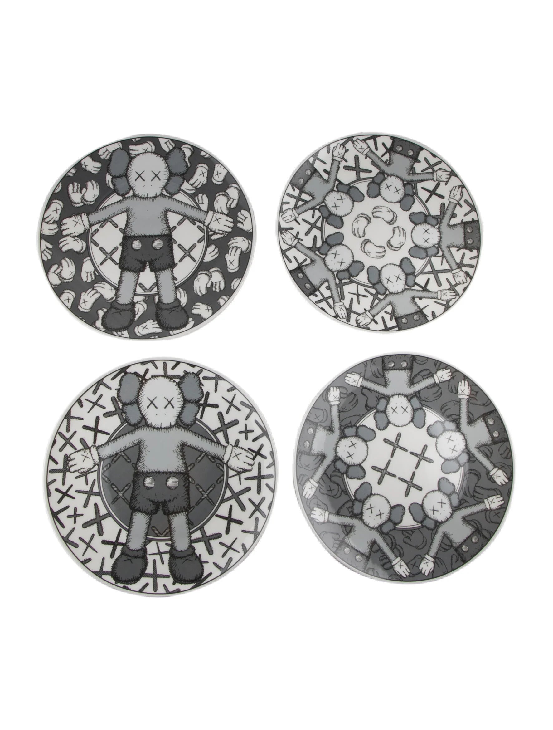 KAWS x NGV Ceramic Plates (Set of 4)