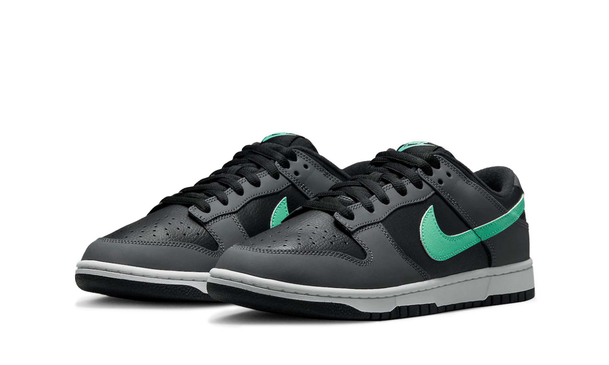 Nike Dunk Low Black Green Glow