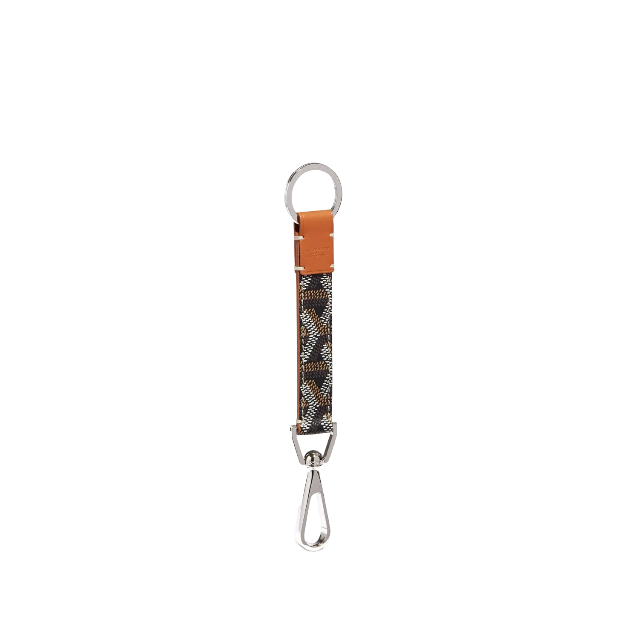 Goyard Mousqueton Key Ring Black & Tan