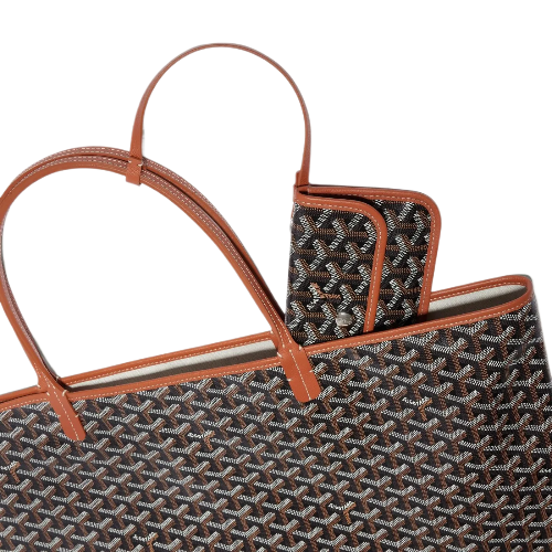 Goyard Saint Louis Tote Bag PM Tan / Black