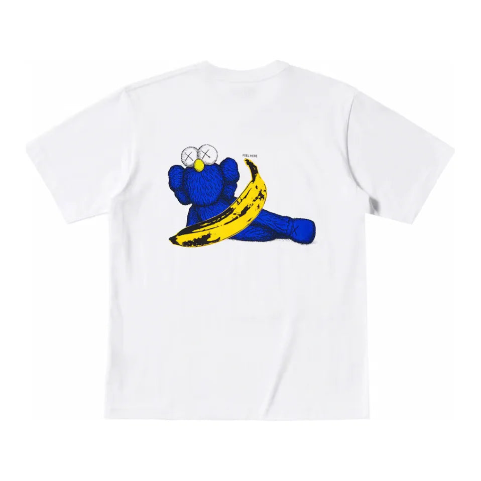 Kaws X Uniqlo X Andy Warhol UT T-shirt Kids White/Blue