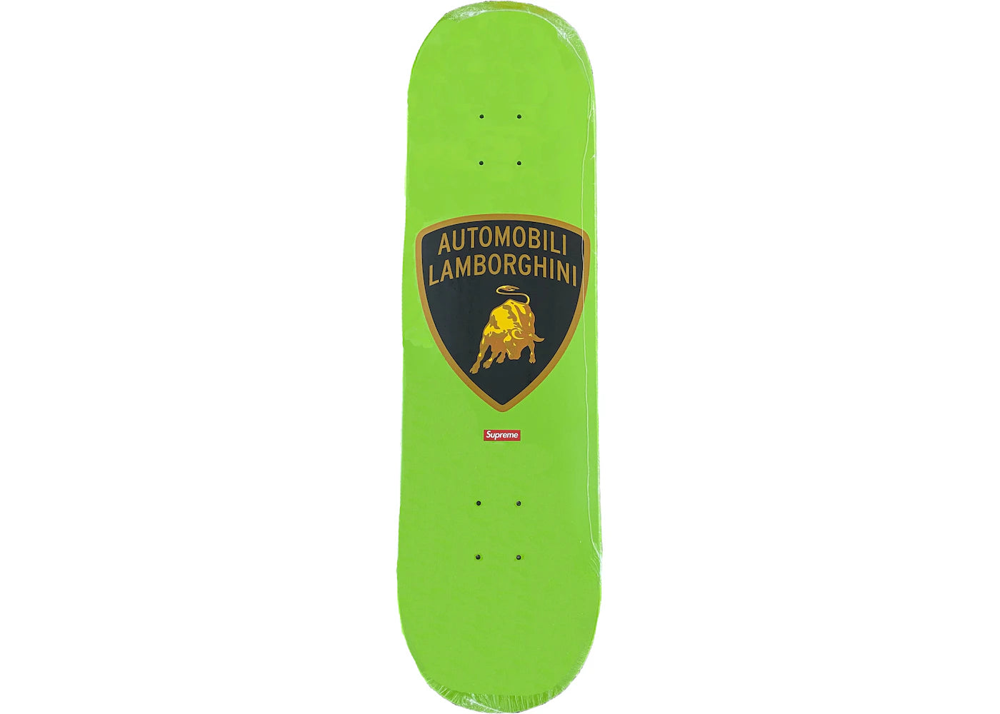 Supreme Automobili Lamborghini Skateboard Deck Lime