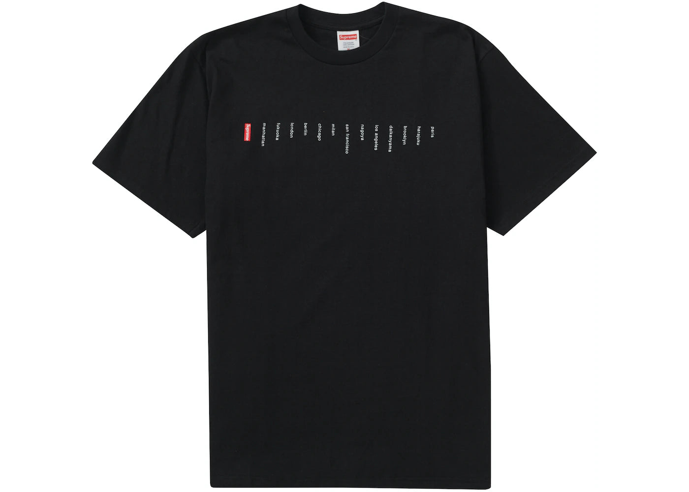 Supreme Location T-Shirt Black