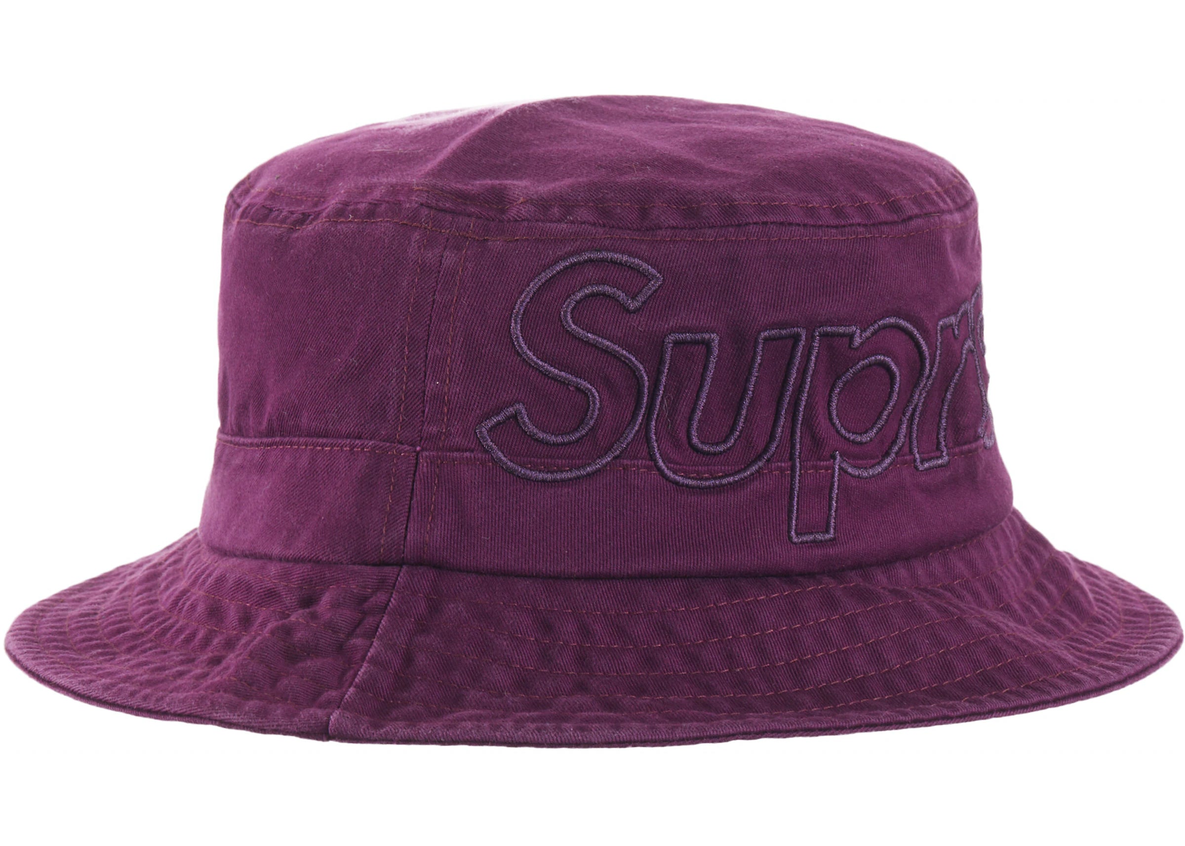 Supreme Outline Crusher Bucket Hat - DARK PURPLE