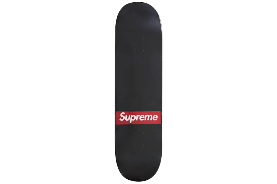 Supreme Routed Box Logo Skateboard Deck Black
