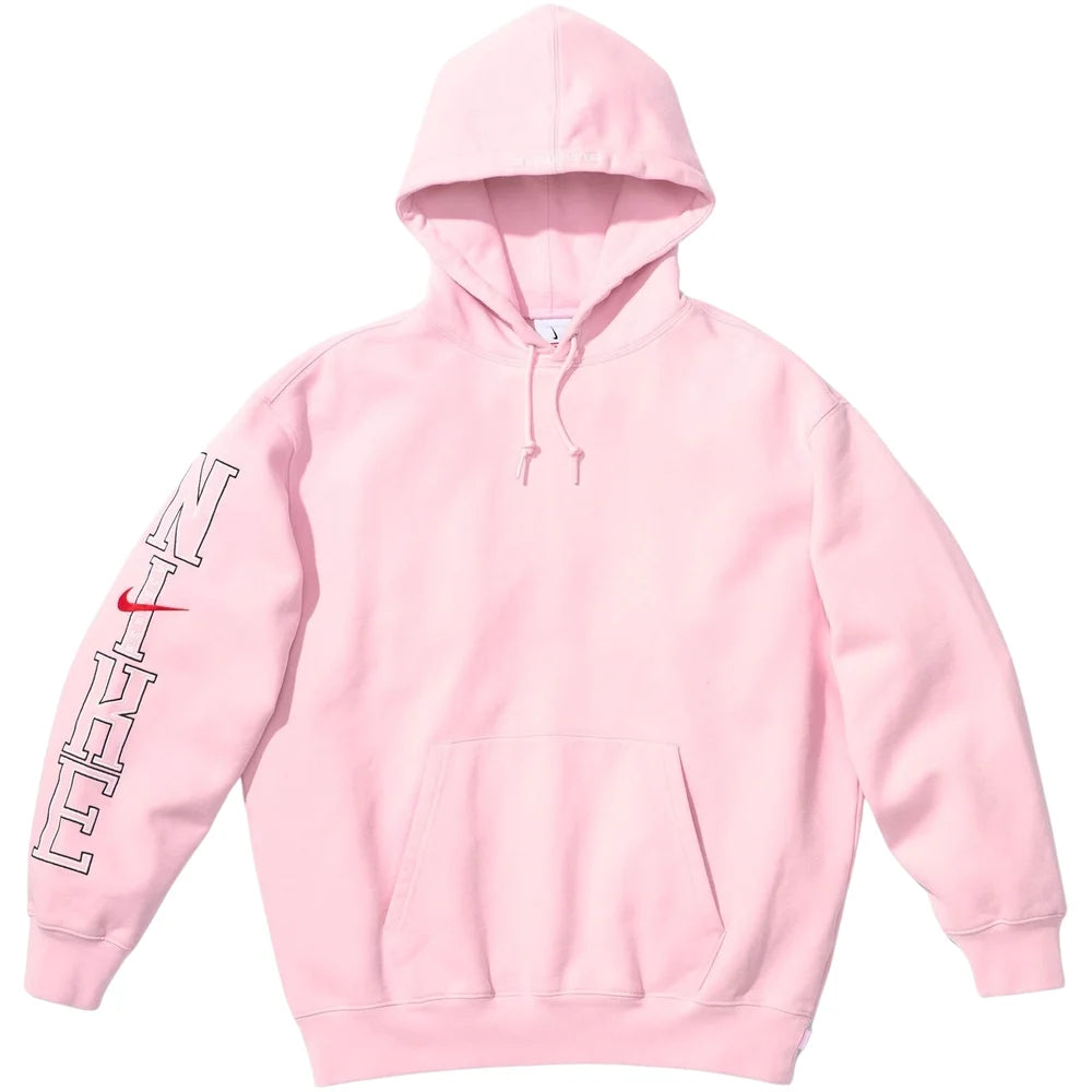 SUPREME x NIKE Hooded Sweatshirt Light Pink