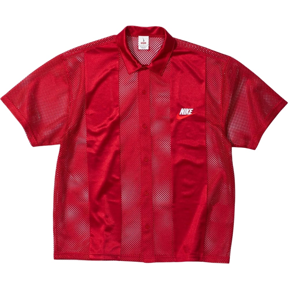 Supreme x Nike Mesh S/S Shirt Red