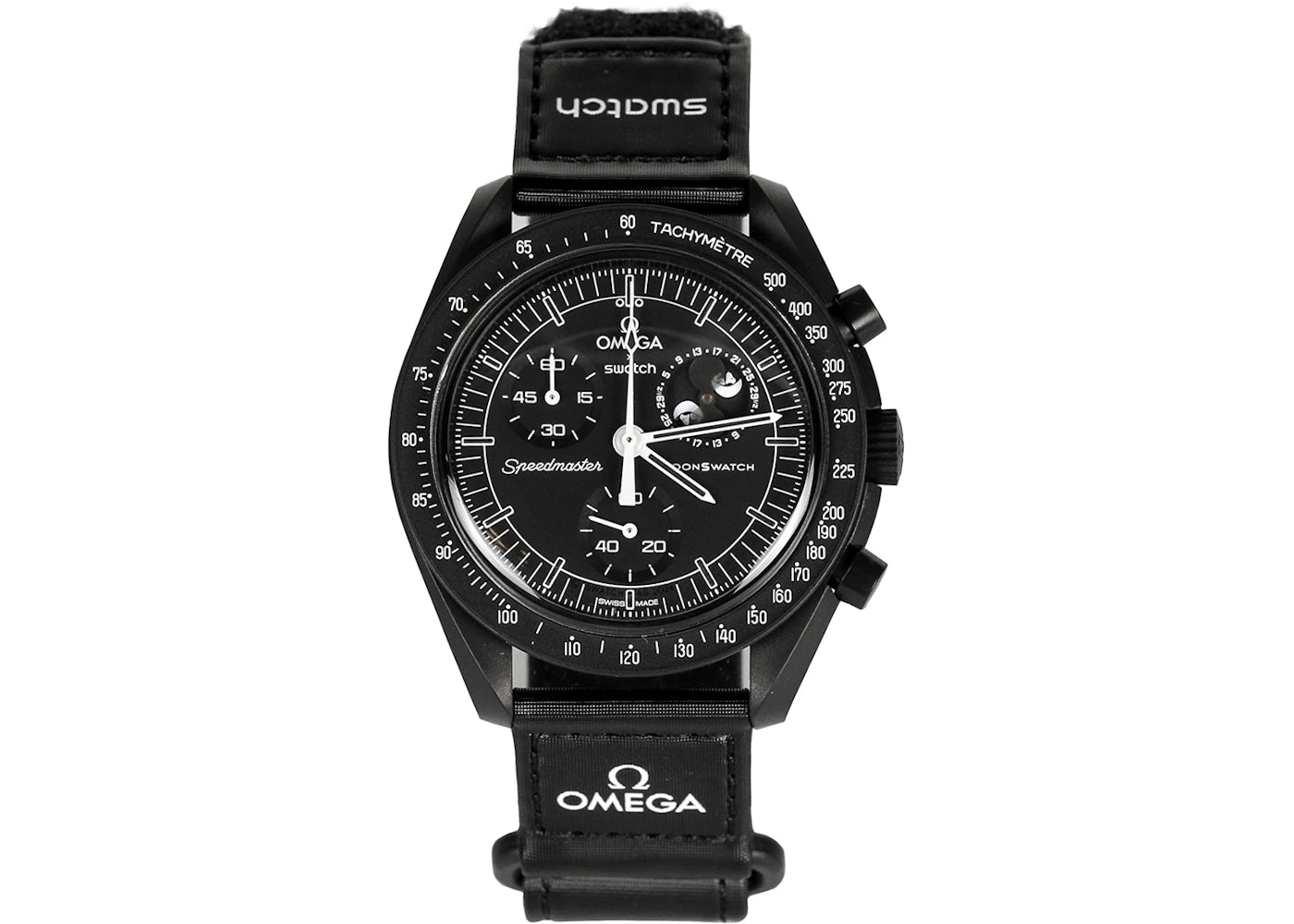 時計 Swatch x OMEGA x Snoopy BIOCERAMIC Moon Rélogio Swatch x Omega Relógio Bioceramic Moonswatch Mission