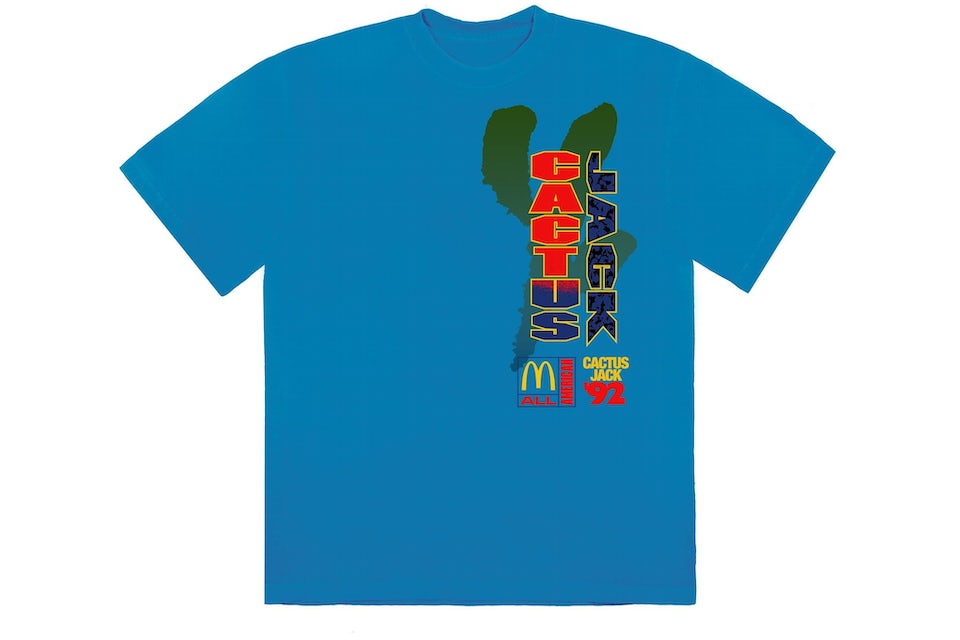 Travis Scott x McDonald's All American '92 T-Shirt Blue