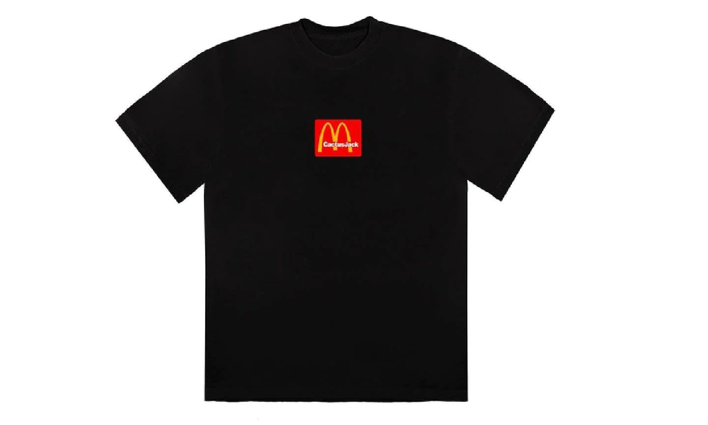 Travis Scott x Mcdonalds Sesame II T-Shirt  (Black-Red)