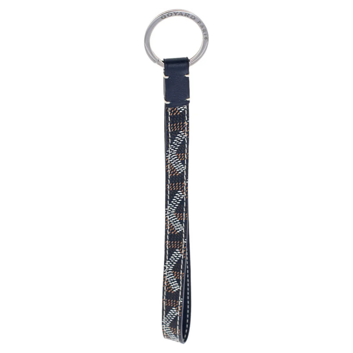 Goyard Sesame Key Ring “Navy”