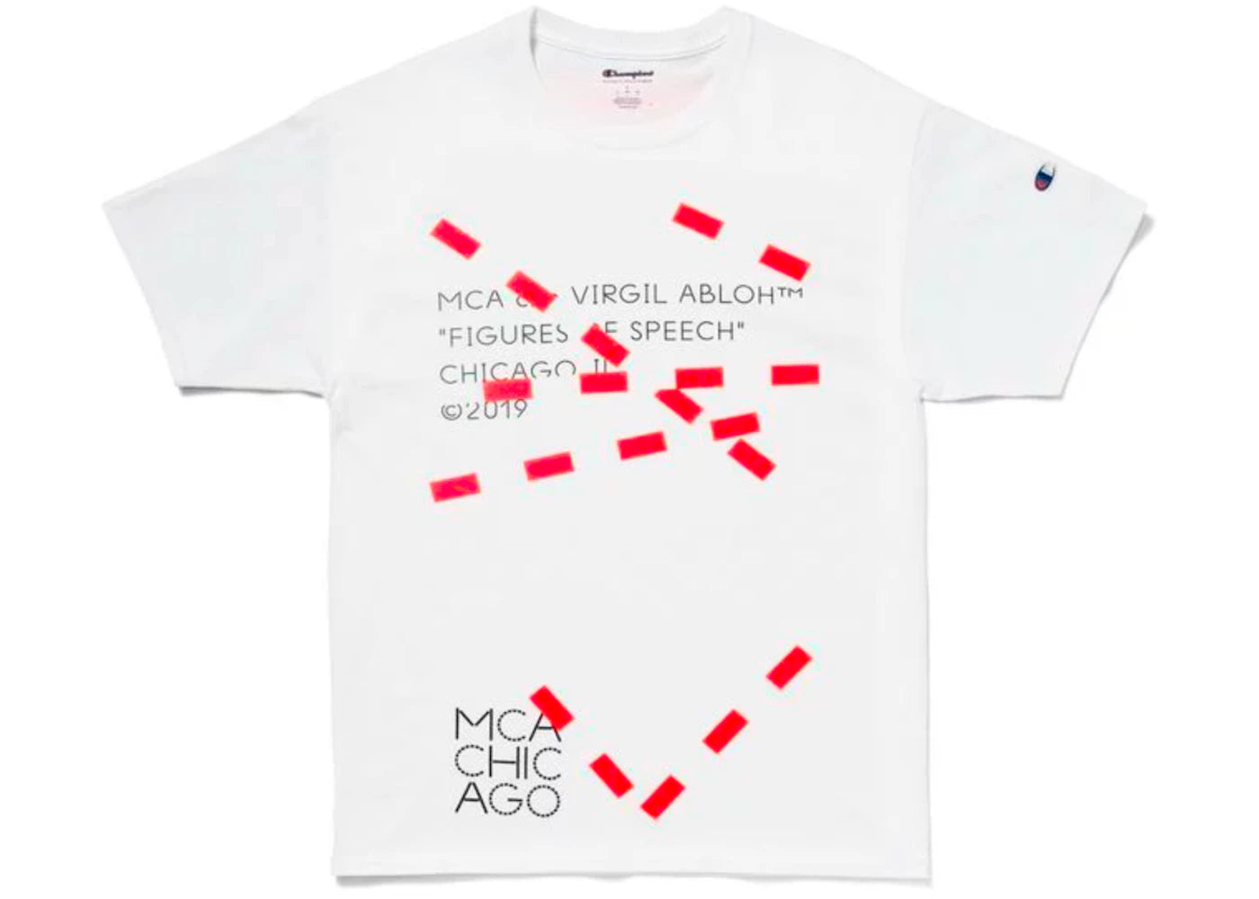 Virgil Abloh MCA Figures of Speech Lines T-Shirt
