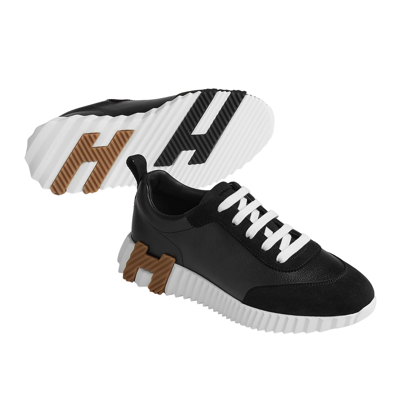 Hermes Bouncing sneaker Noir/Beige