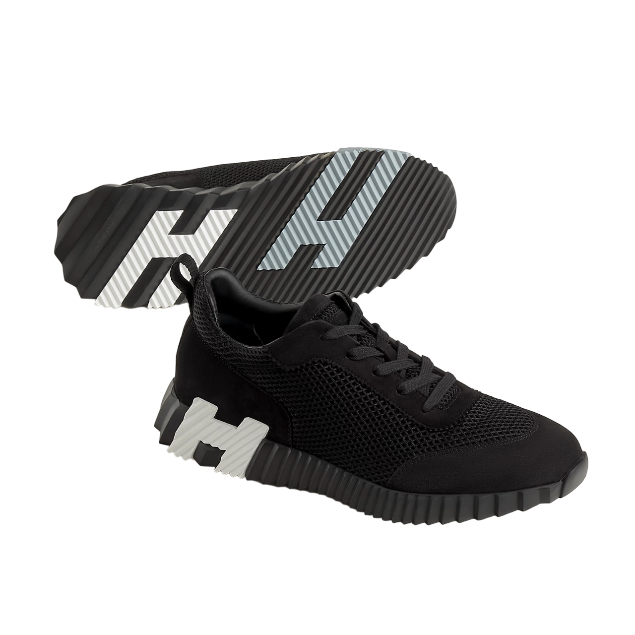 Hermes Bouncing Sneaker Black/Grey