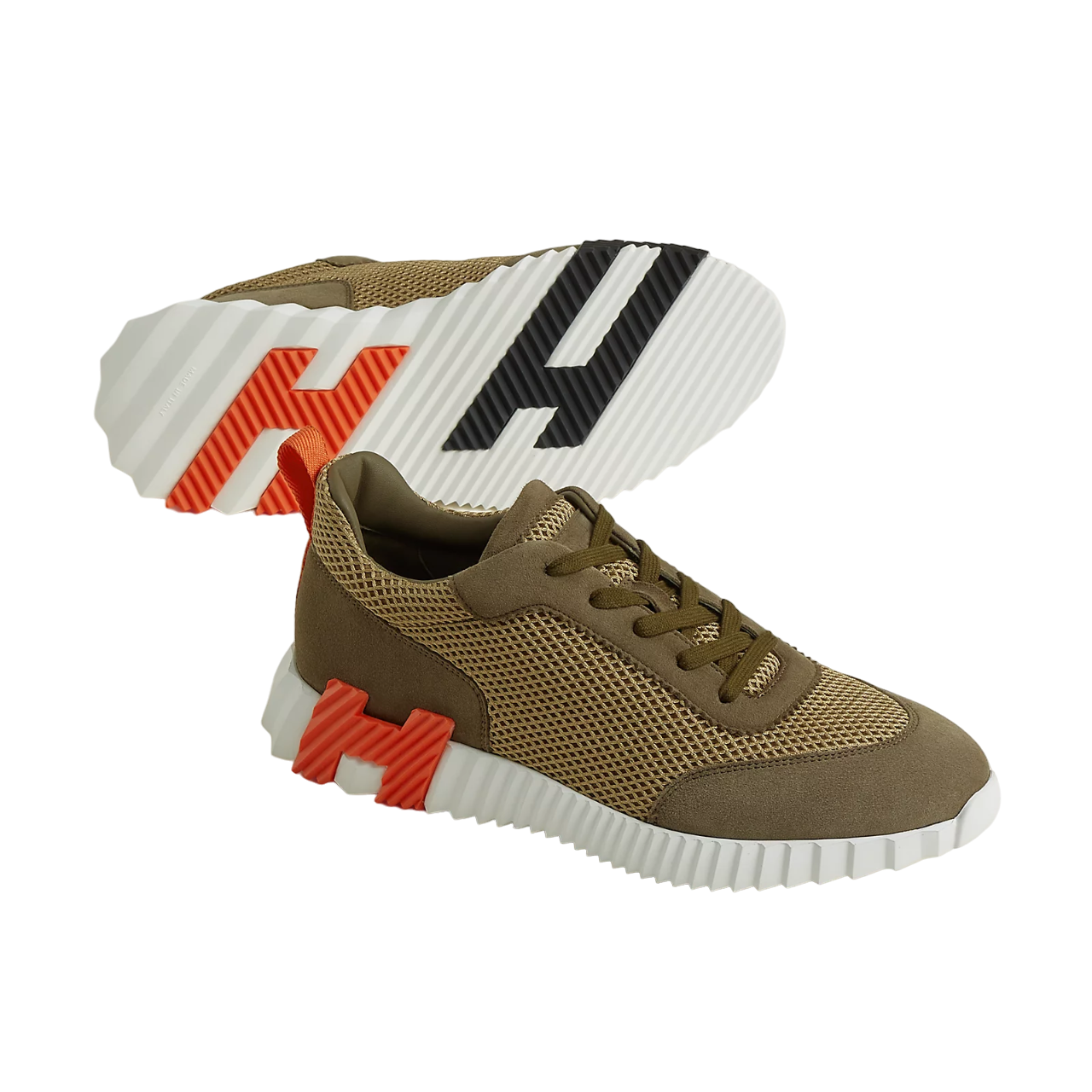 Hermes Bouncing Sneaker Vert Toundra