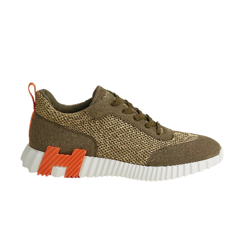 Hermes Bouncing Sneaker Vert Toundra