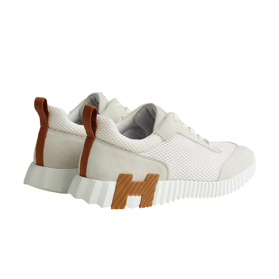 Hermes Bouncing Sneaker Blanc/Brown