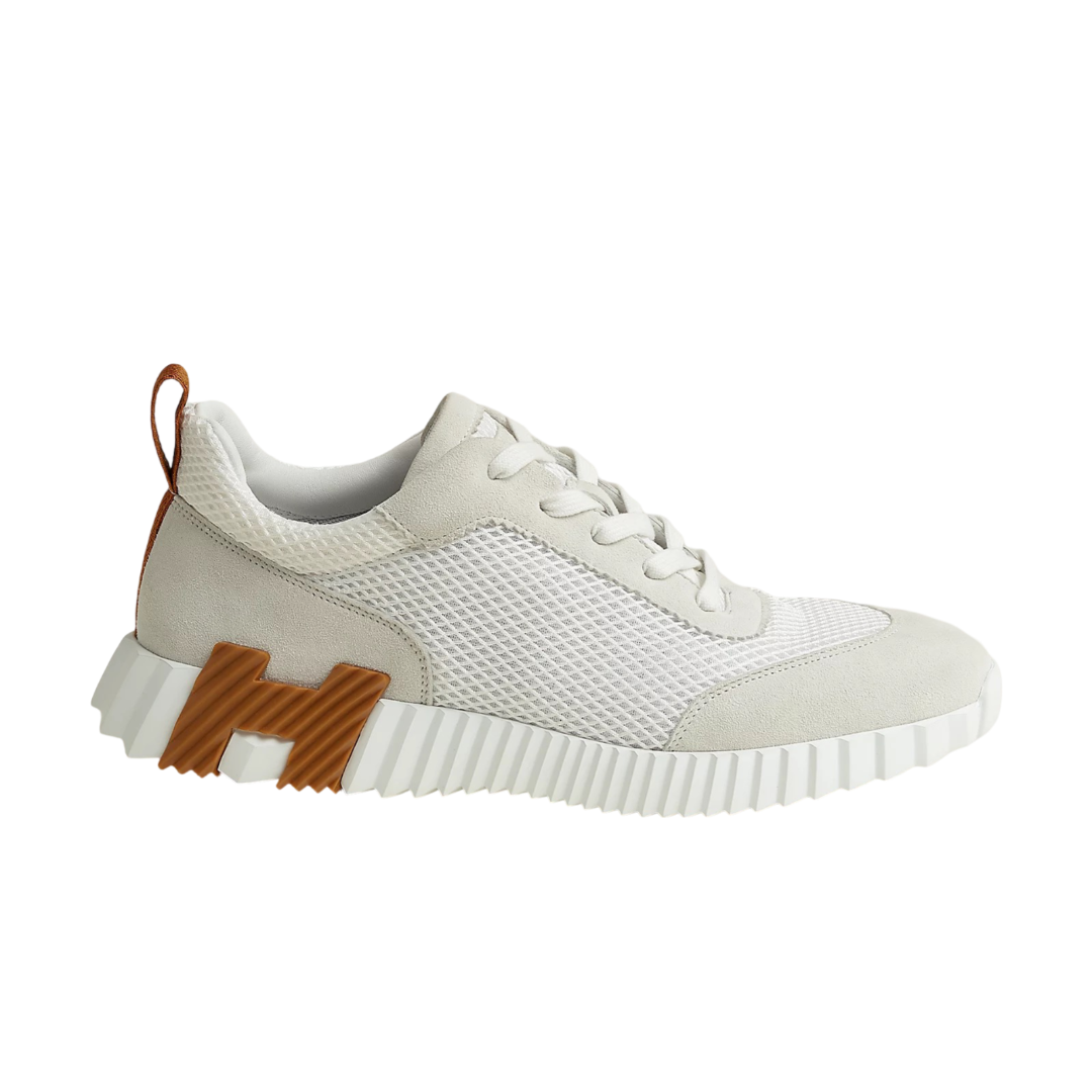 Hermes Bouncing Sneaker Blanc/Brown